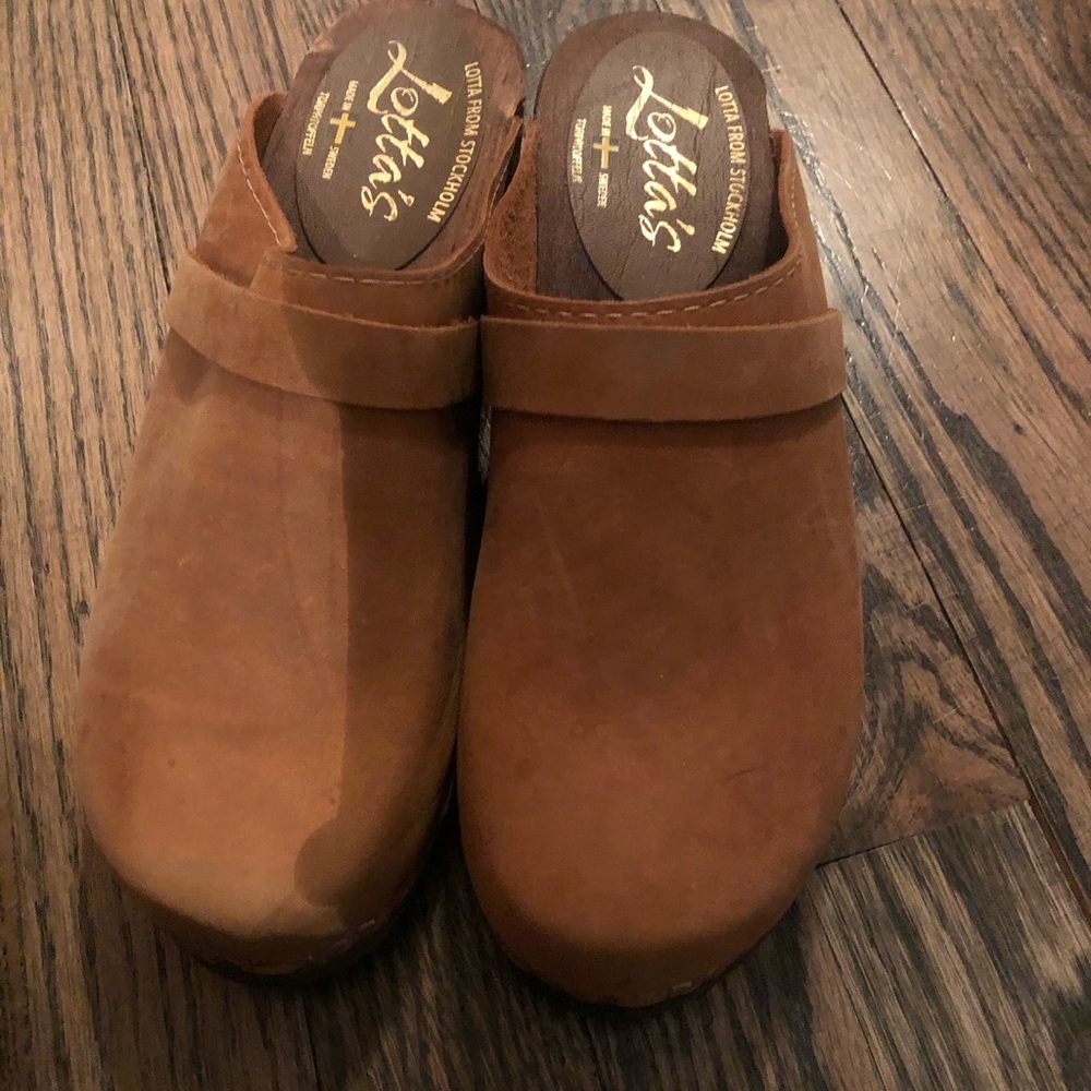 Tan clogs, Lotta from Stockholm